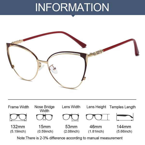 Anti-Blue Light Glasses Square Eyeglasses KAFFE Coffee