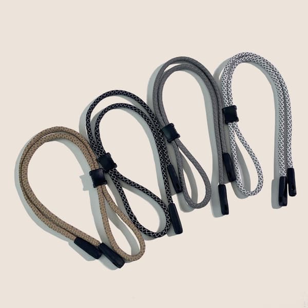 3STK Solbriller Rope Solbriller Kæde RØD Red