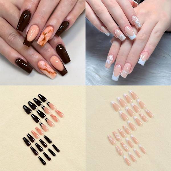 French Fake Nails Ballerina False Nail 2 2 2