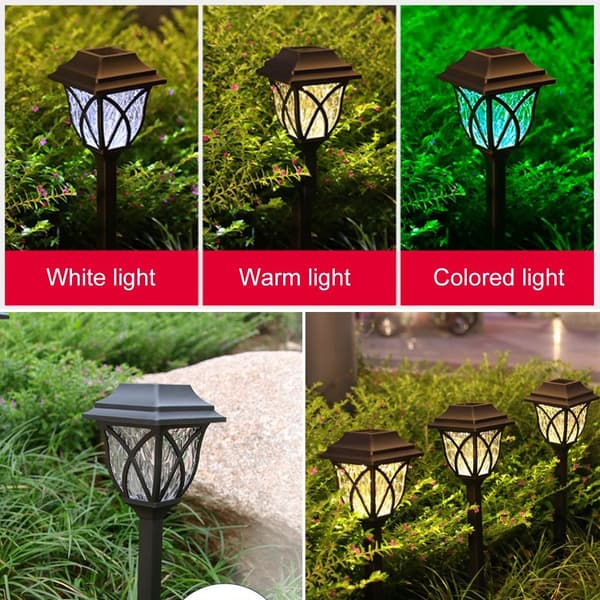 2stk LED Solar Lights Plenlampe HVIT LYS HVIT LYS White light