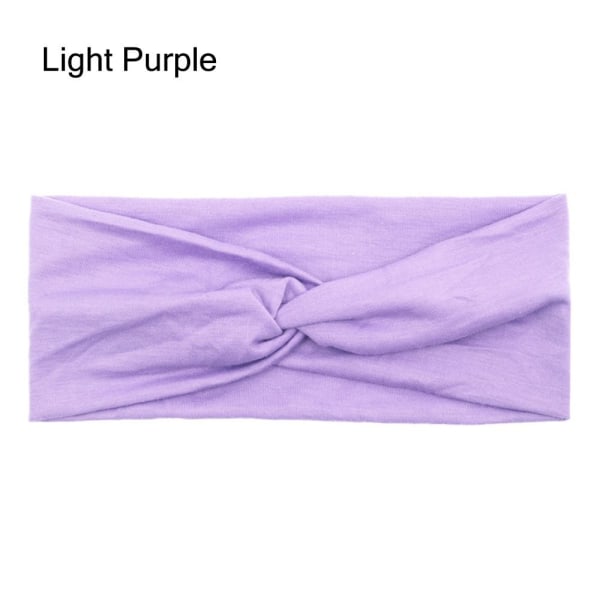 Stretchy pannebånd Sport pannebånd LYS LILLA LYS LILLA Light Purple