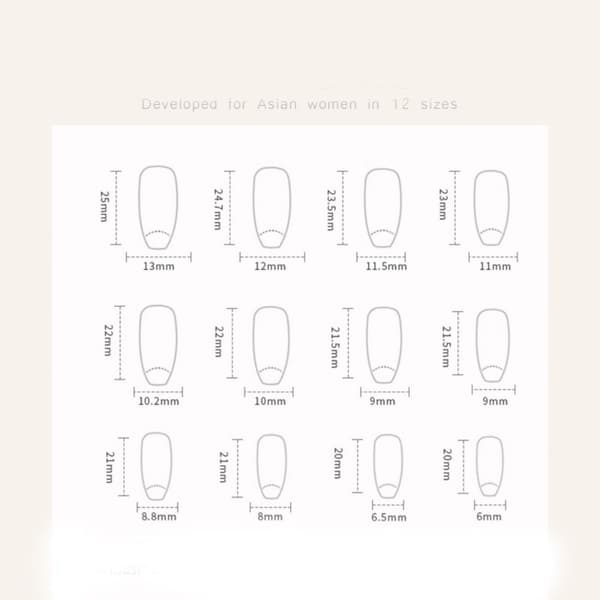 False Nails Fake Nails Nageltips W1092