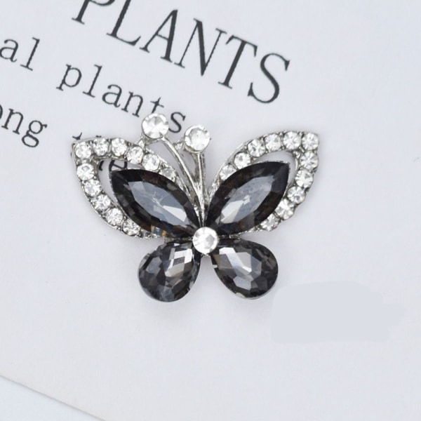 10 kpl Butterfly Korut Asusteet Pukukoristelu HARMAA grey