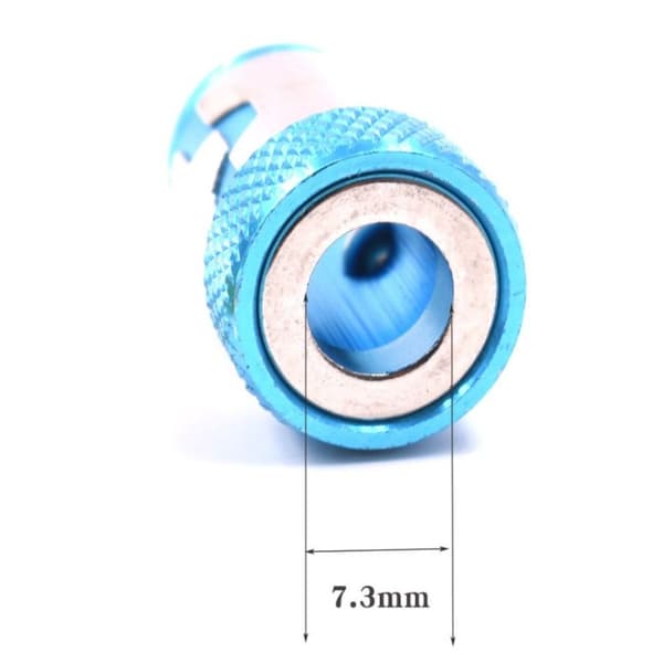 5 stk Skruetrækker Magnetisk Ringskruetrækker Bit BLÅ blue
