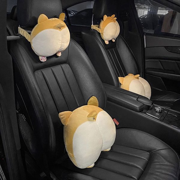 Corgi-auton kohdunkaulan tyyny, istuin vyötärötyyny, niskatuet Headrests