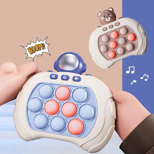 Pop Light Fidget Spill Quick Push Bubble Spill Håndtak Leker 8 8