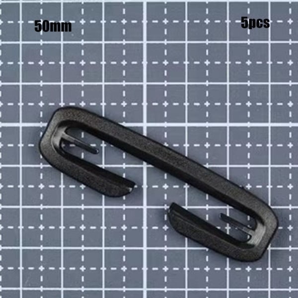 5 stk Molle Webbing Spænde Bælteende Clip 38MM 38mm