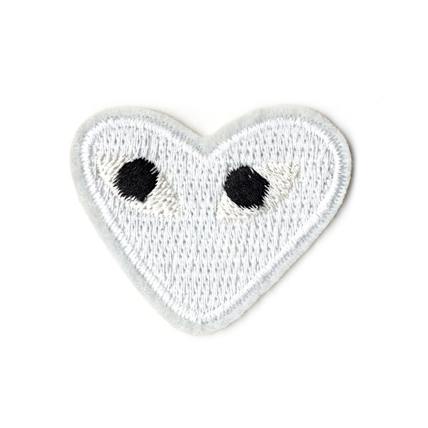 12 st/påse Heart Patch Broderi Patches 4 4 4