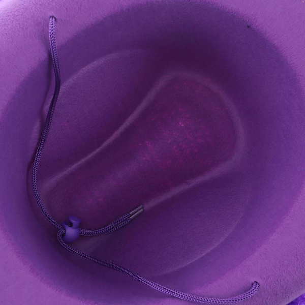Cowboyhatt Fluffig fjäder Boa LILA Purple
