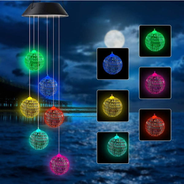LED Wind Chime Solar Light 2 2 2