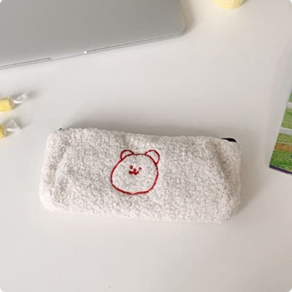Cherry Embroidery Penaalilaukku Pehmo Case AA A