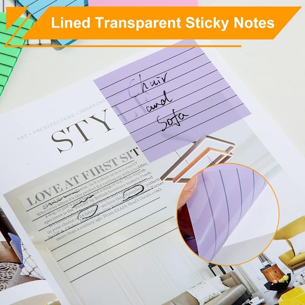 Sticky Notes Index Faner Kontorartikler