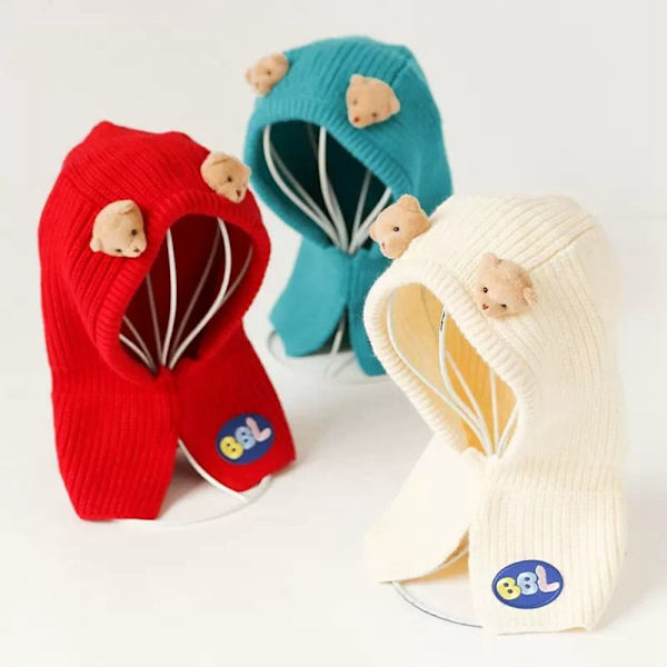 Strikkelue for barn Varm lue STYLE 4 STYLE 4 Style 4
