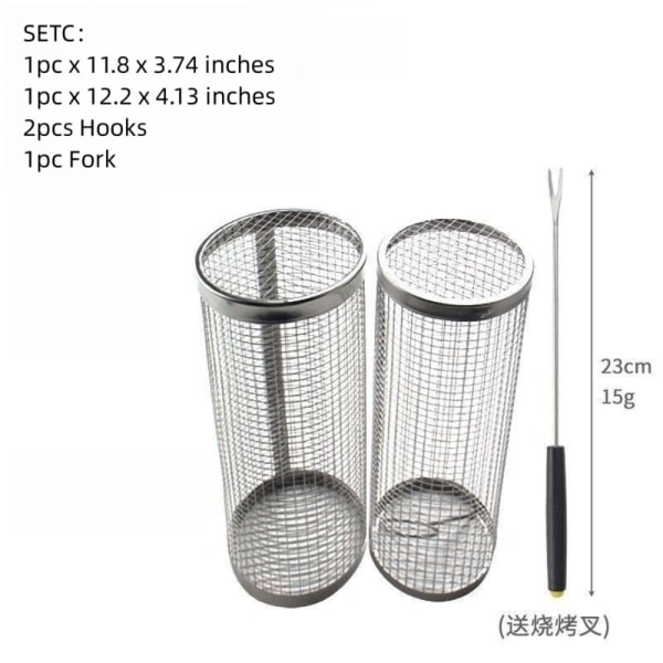 3PCS Grillikori Grilliritilä SETB SETB SETB