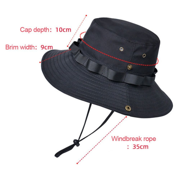 Boonie Hat Bucket Cap SORT Black