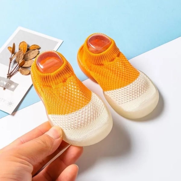 Baby First Shoes Tøfler Sko ORANGE 20-21(INVRE 12,5CM) orange 20-21(Inner 12.5cm)