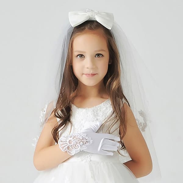Bryllupshandsker Prinsessehandsker 1-3 ÅR 1-3 years old