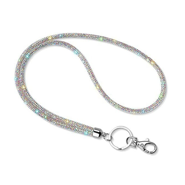 Rhinestone Phone Lanyard Crystal Chain Straps RÖD RÖD red