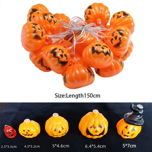 Halloween LED String Light Pumpa Light STIL 1 STIL 1 Style 1
