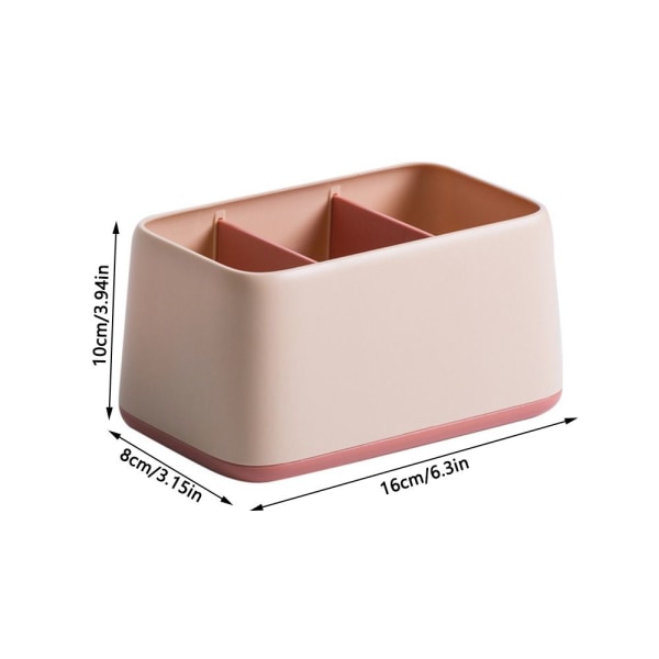 Kaukosäätimen pidike pöytä Säilytyslaatikko PINK Pink