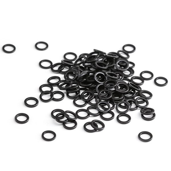 100 kpl Karppikalastus O Ring Hair Ring Ring RING-2.5MM ROUND-2.5MM Round-2.5mm