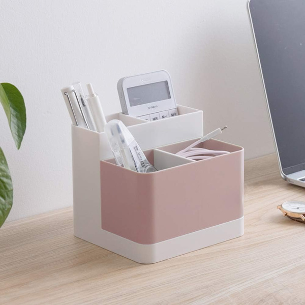 Opbevaringsorganisator Blyantkortholder Desktop Box Container
