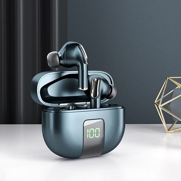 Hodetelefoner Trådløst Headset BLÅ blue