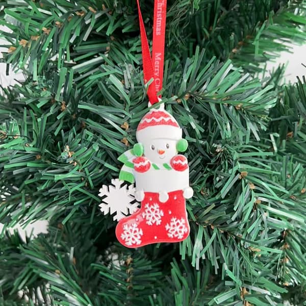 Baby First Christmas Julepynt RØD Red