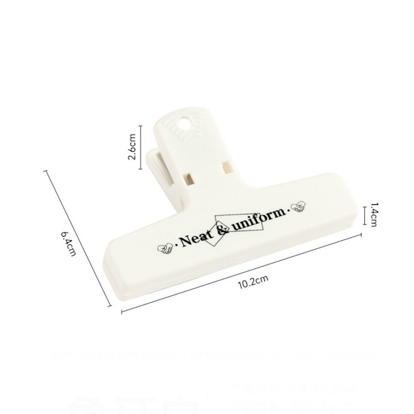 3 STK Magnetic Clip Billettholder 3 STK HVIT 3 STK HVIT 3pcs white