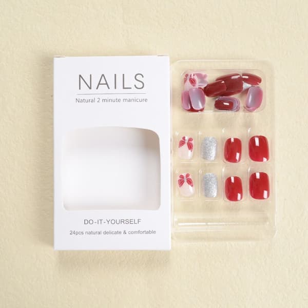 French Fake Nails False Nail 3 3 3