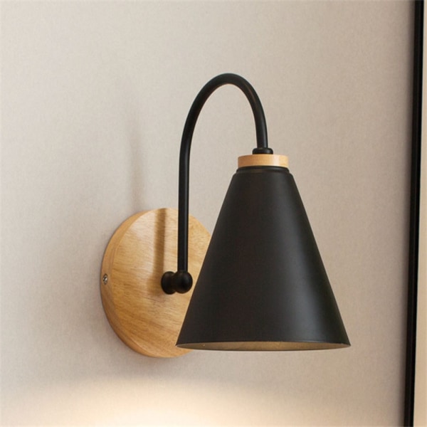 Vegglampe Sengebord Vegglampe SVART black