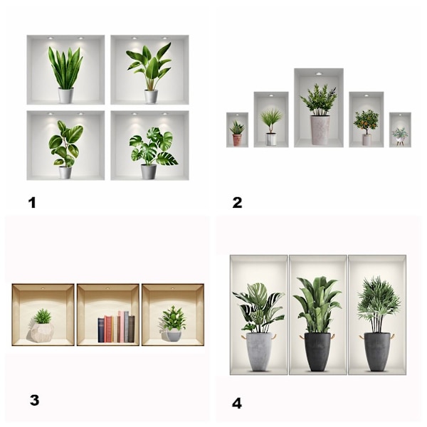 Wall Stickers 3D Decal 2 2 2