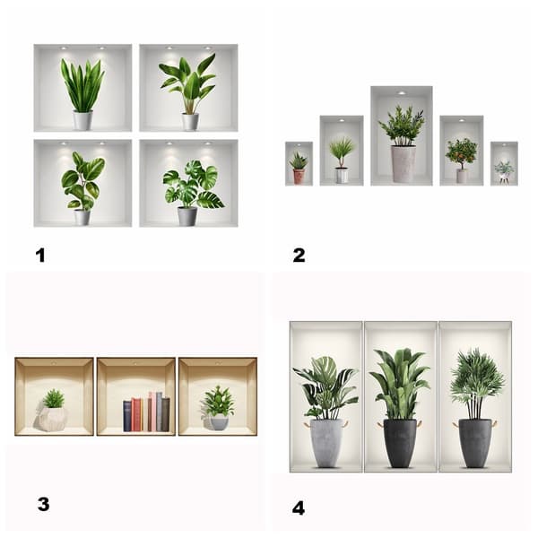 Wall Stickers 3D Decal 3 3 3
