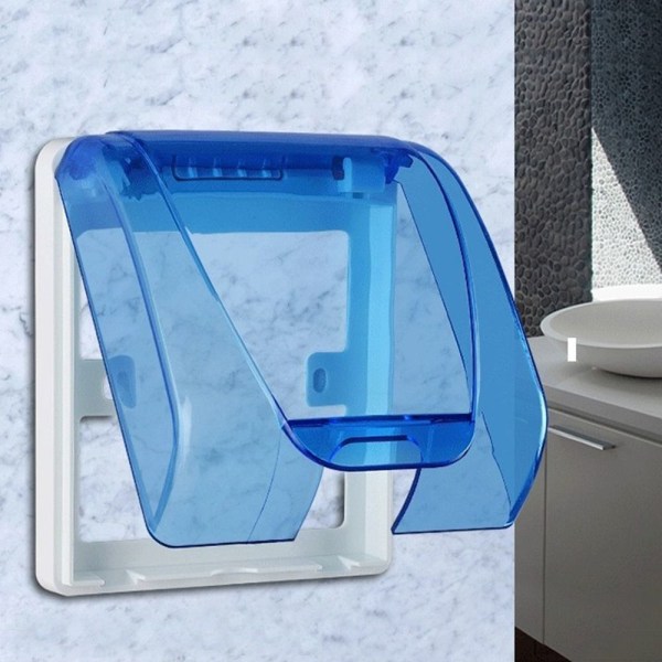 Kytkimen cover pistorasian vesitiivis laatikko SININEN blue