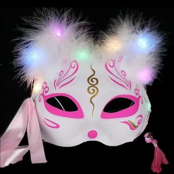 LED Maske Ræve Maske TYPE H TYPE H Type H