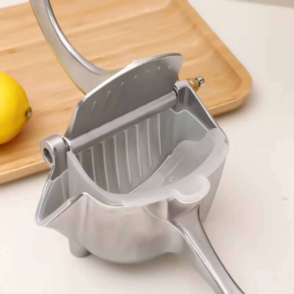 Sitronpresse Citrus Juicer Appelsin Frukt Press Silver