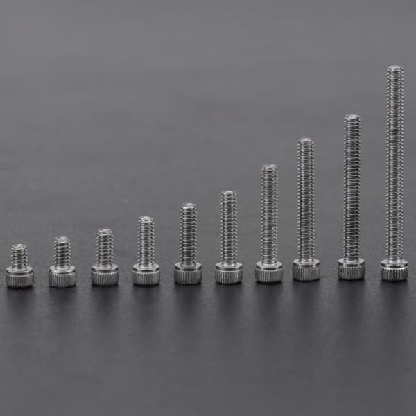 150 st Hex Socket Head Cap Skruvar Kit Maskinskruvar UNC Skruvar