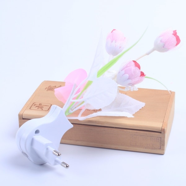 LED Lampa Rose Lamp US PLUGPINK TULIP PINK TULIP US PlugPink Tulip