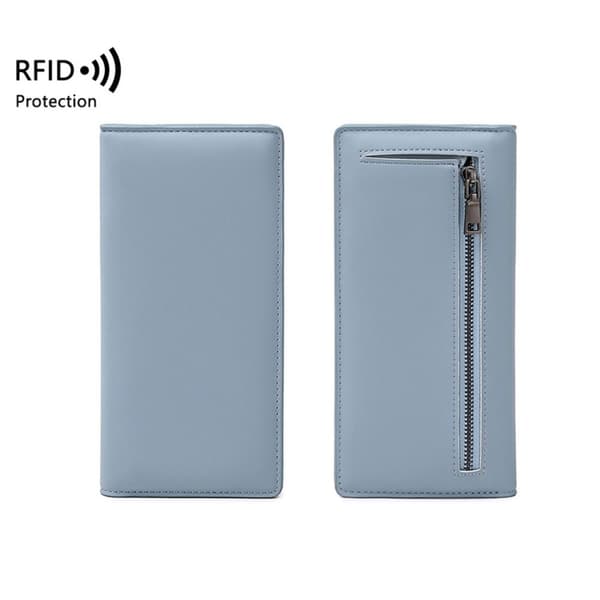 Damplånbok RFID Stöldskyddsplånbok BLÅ blue