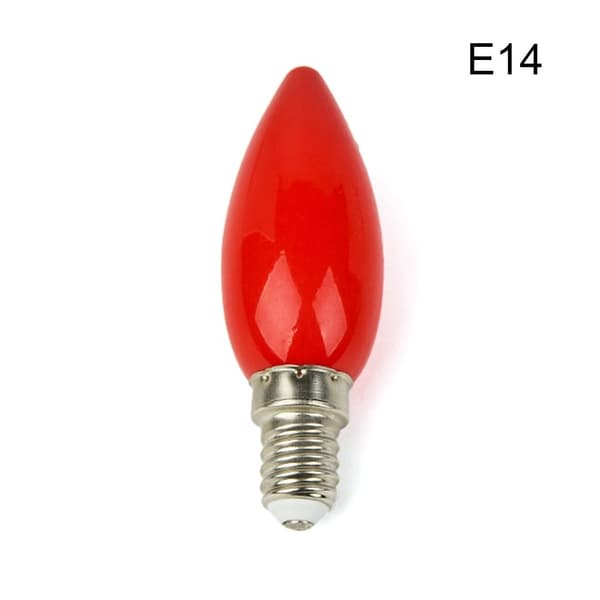 rødt lysestearinlys Lys guddom bordlampe lyspære E14 E14 E14