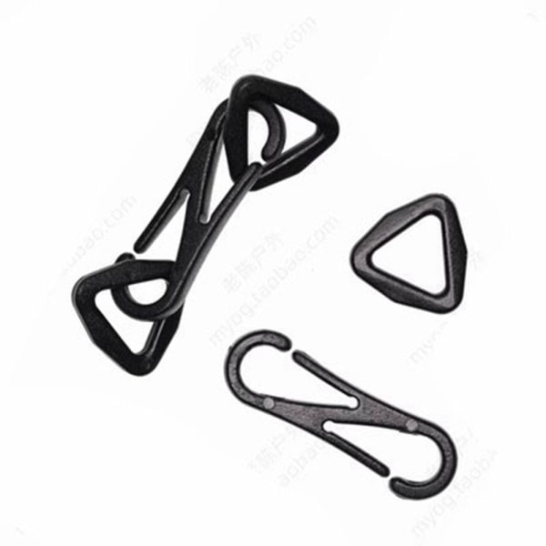 10 stk Karabinkroker Ryggsekkspenner TRIANGLE SHAPE TRIANGLE SHAPE Triangle Shape