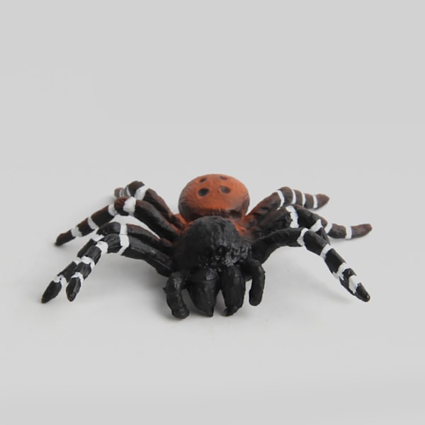 2/4 stk stor kunstig edderkopp Halloween skumle rekvisitter SETT MED 4 Set of 4