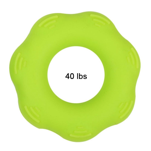 2 STK Grippering Håndgrep GRØNN 40 LBS green 40 lbs