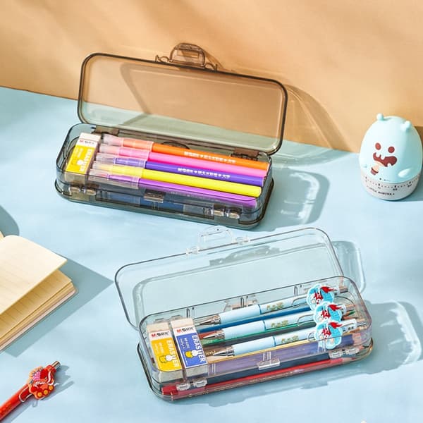Pencils Box Pen Case HVID White