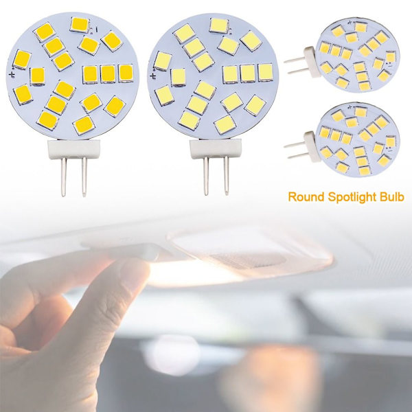 G4 LED-lamput Pyöreä kohdevalopolttimo 2W-LÄMMIÄ VALKOINEN 2W-LÄmmin 2W-Warm White