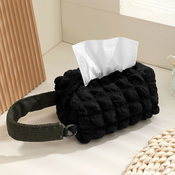 Hengende vevsholder Våtservietter SORT black