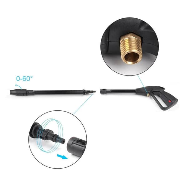 Højtryksrenser Spray Gun Jet Lance Trigger