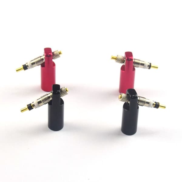 8 STK Ventil Støvdæksler Cykel Presta Cap SORT black