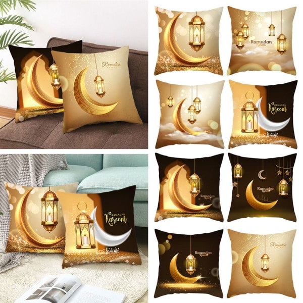 Eid Mubarak -tyynynpäällinen, 2 kpl