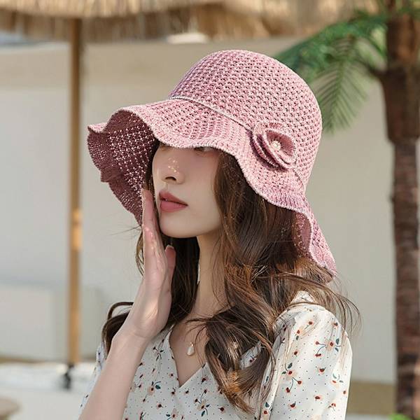Panamahatt Fiskerhatt ROSA Pink